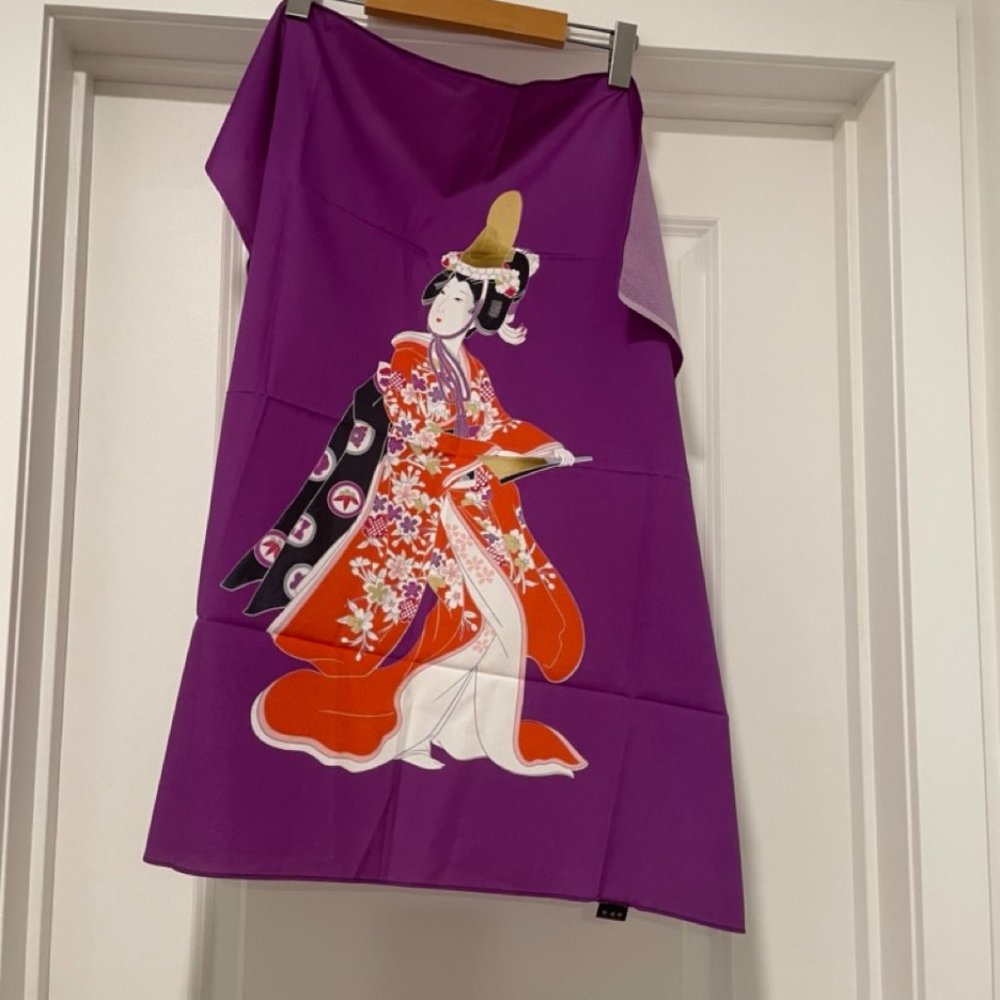Geisha scarf - purple